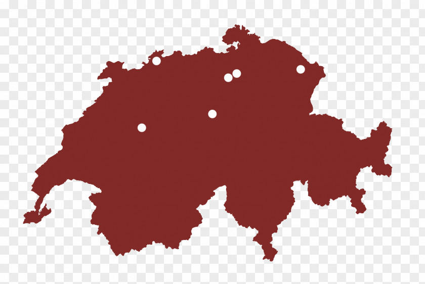 Switzerland Vector Map PNG