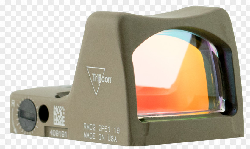 Weapon Trijicon Red Dot Sight Reflector Advanced Combat Optical Gunsight PNG