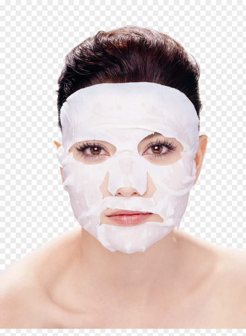 Apply Mask Woman Face Facial Toner Skin Cosmetology PNG
