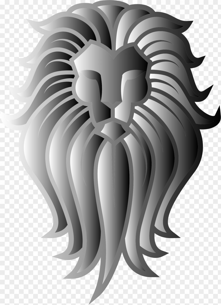 Chromatic Lion Felidae Clip Art PNG