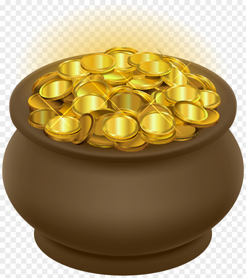 Pot Of Gold Panning Stock Photography PNG