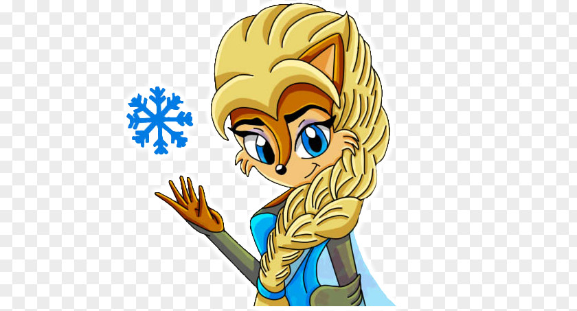 Sonic The Hedgehog Princess Sally Acorn Shadow Boom Elsa PNG