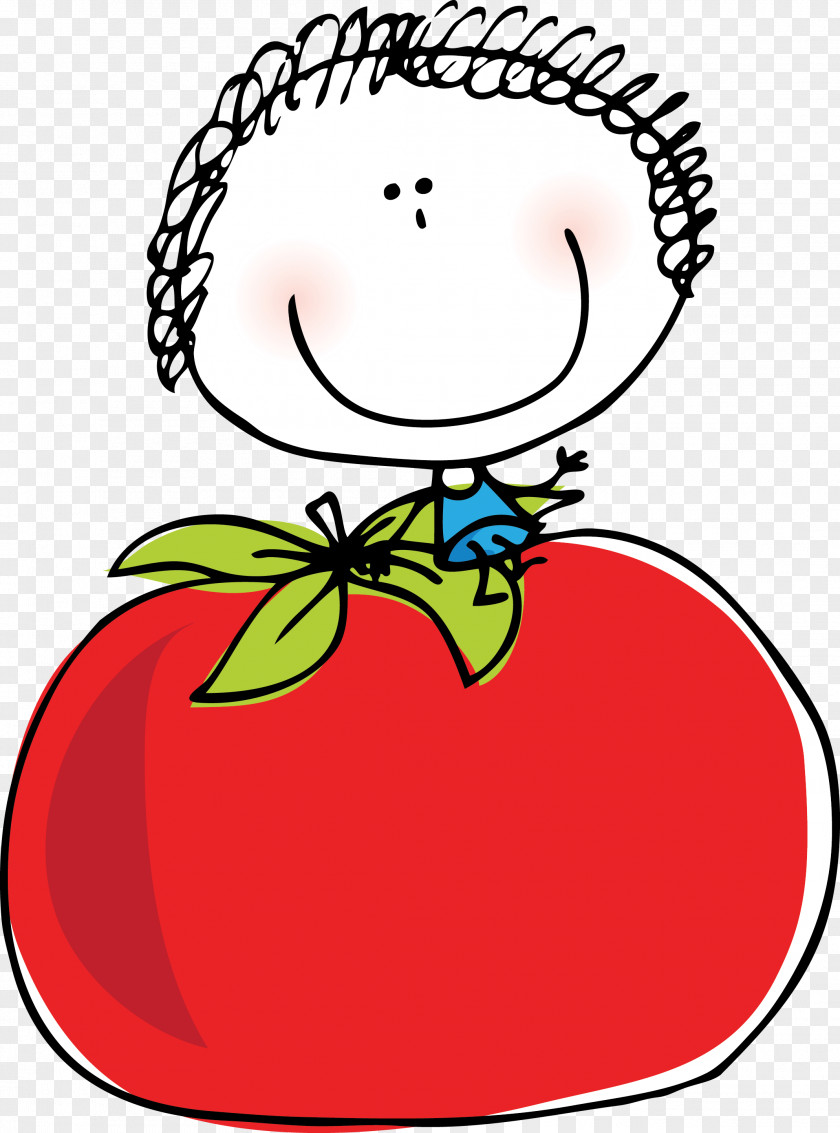 Tomato Face Vegetarian Cuisine Drawing Food Clip Art PNG