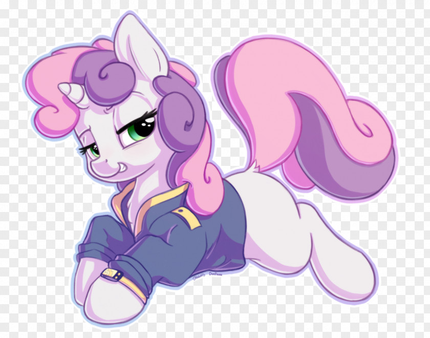 Unicorn Horse Pony Violet Lilac PNG