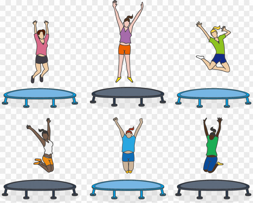 Vector Trampoline Euclidean PNG