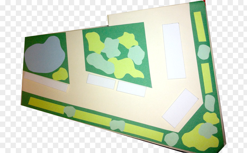 Green Roof Material Rectangle PNG
