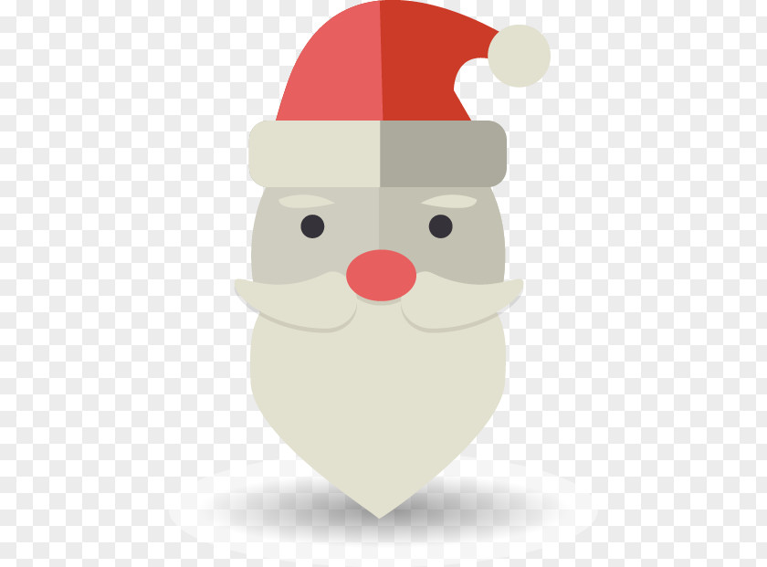 Hand-painted Santa Claus Cartoon Avatar Christmas Illustration PNG