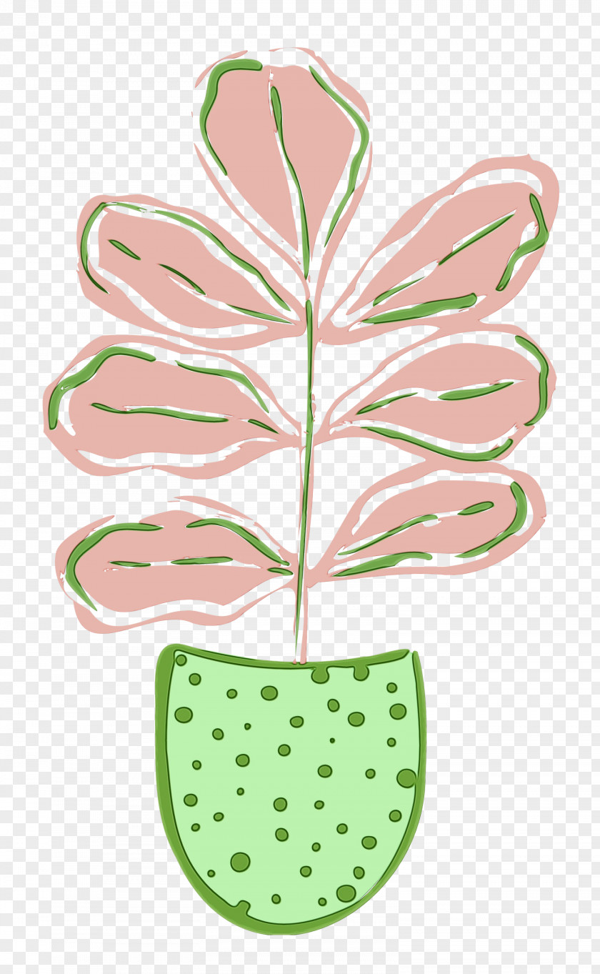 Leaf Green Shoe Line Tree PNG