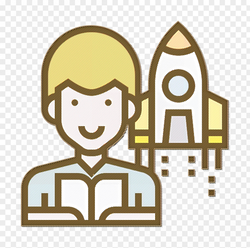 Physicist Icon Astronomer Astronautics Technology PNG
