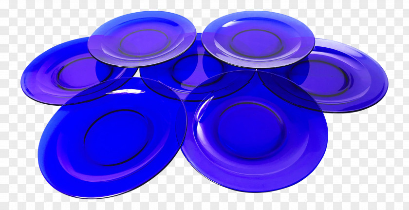 Cobalt Blue Plate Glass PNG