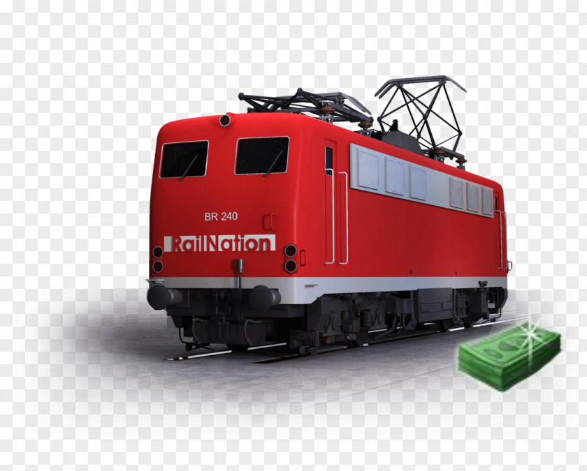 Electric Locomotive Rail Nation Transport PNG