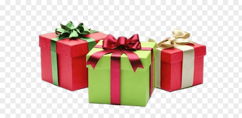 Gift Christmas Box Santa Claus PNG