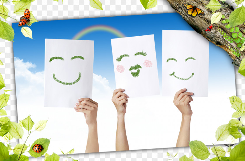 Smile Photo Layers PNG