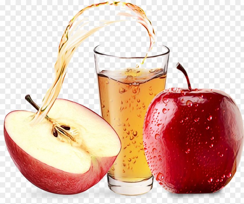 Apple Cider Vinegar Ingredient Watercolor Liquid PNG