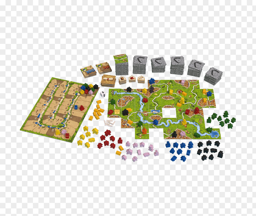 Carcassonne Board Game Set Monopoly PNG