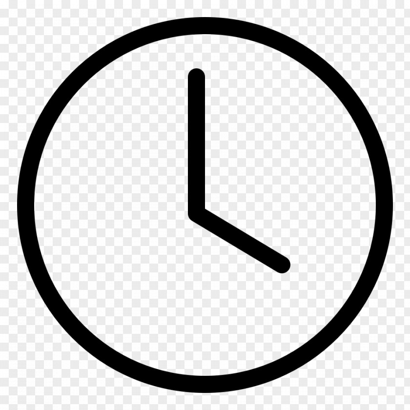 Clock Free Button Symbol PNG