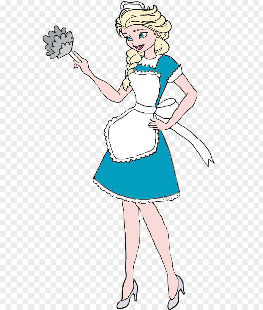 Dress Daphne French Maid Art PNG