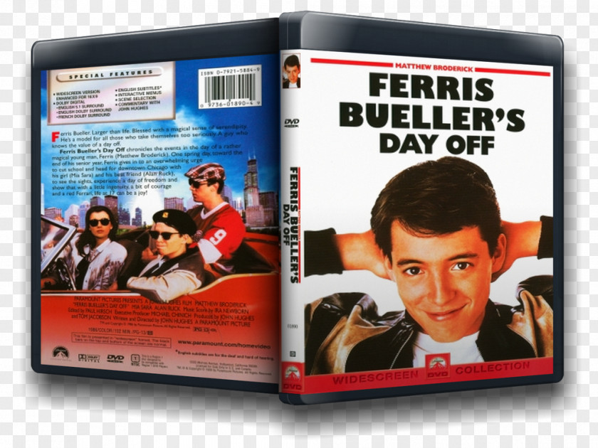 Ferris Bueller Bueller's Day Off Paramount Pictures Poster PNG