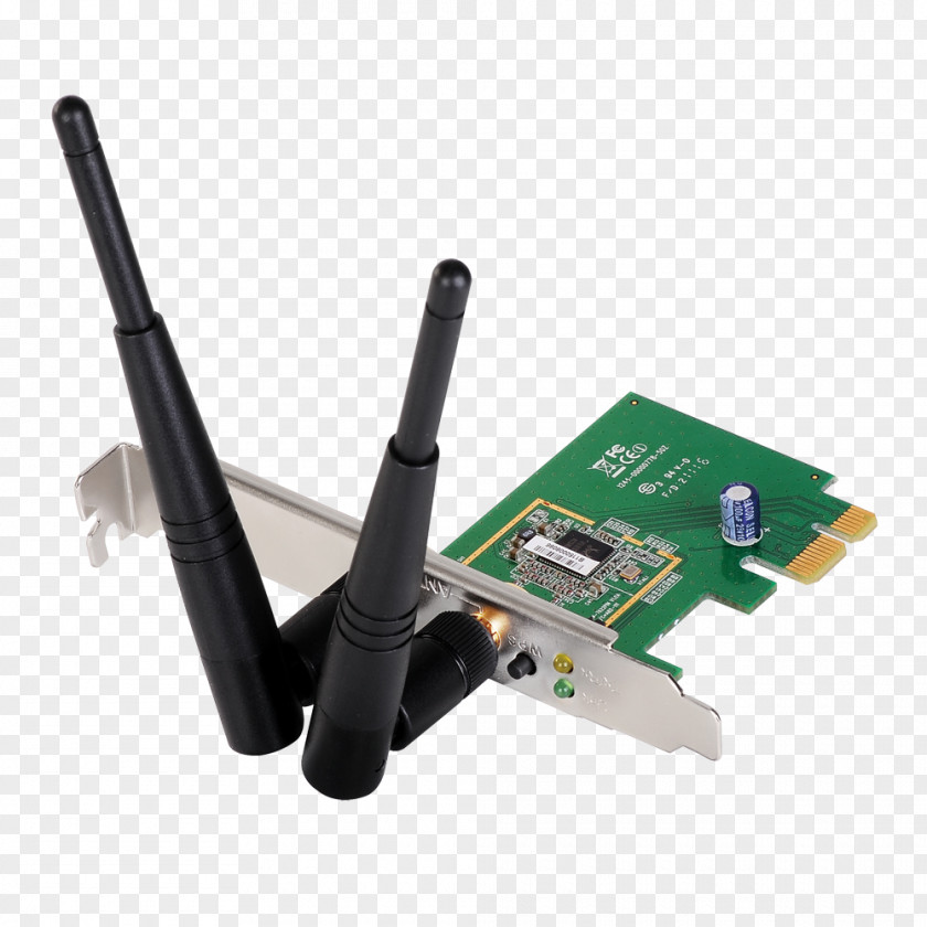 Low Profile IEEE 802.11 Edimax EW-7612PIn Wireless Network Interface Controller Cards & Adapters PNG