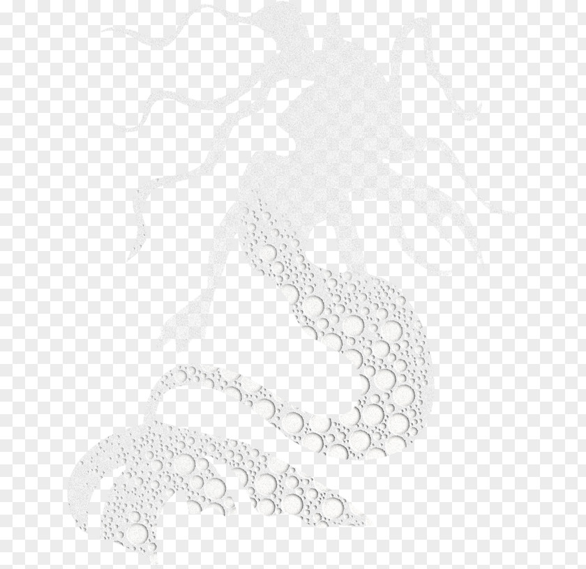 Mermaid White Pattern PNG