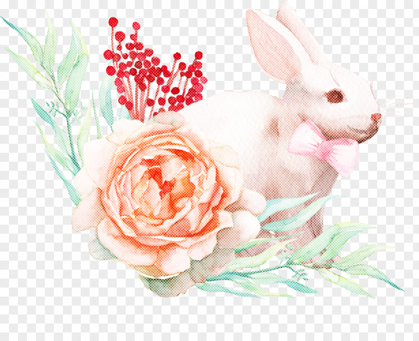 Rose Easter Bunny PNG