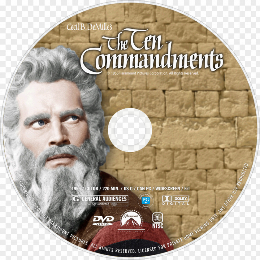 Ten Commandments Charlton Heston The Film Photography PNG