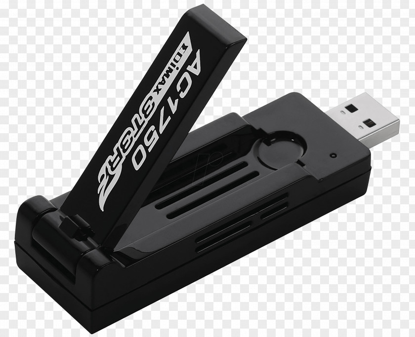 USB Flash Drives Edimax AC1750 Dual-Band Wi-Fi 3.0 Adapter EW-7833UAC IEEE 802.11ac PNG