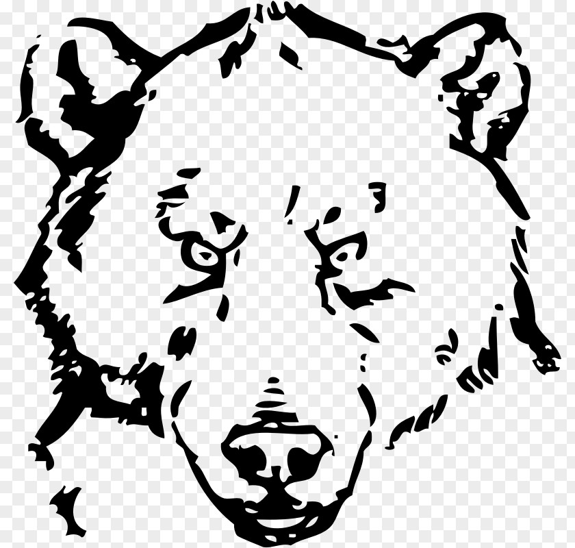 Bear American Black Drawing Clip Art PNG
