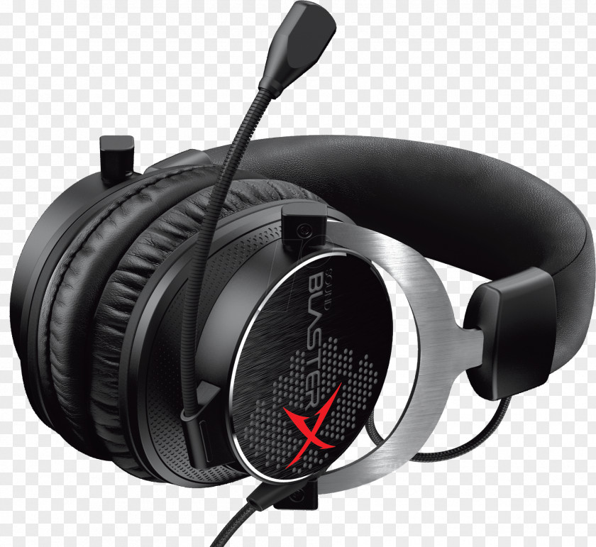 Headphones Creative Sound BlasterX H5 Blasterx H3 Gaming Headset Audio PNG