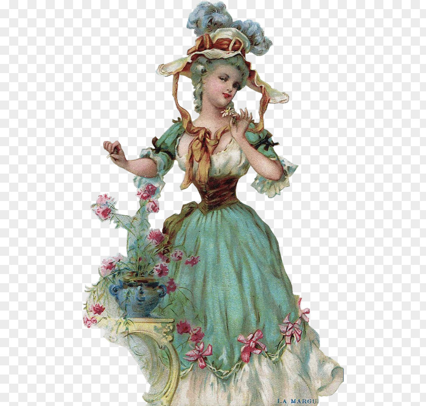 Marie Antoinette Pine Woman Vintage Clothing Retro Style PNG