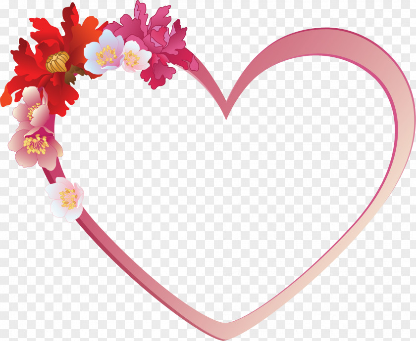 Valentine's Day Gorgeous Flowers Background Love Clip Art PNG