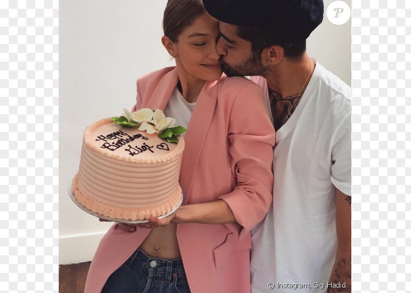 Gigi Hadid Birthday Cake Wish Happy To You PNG