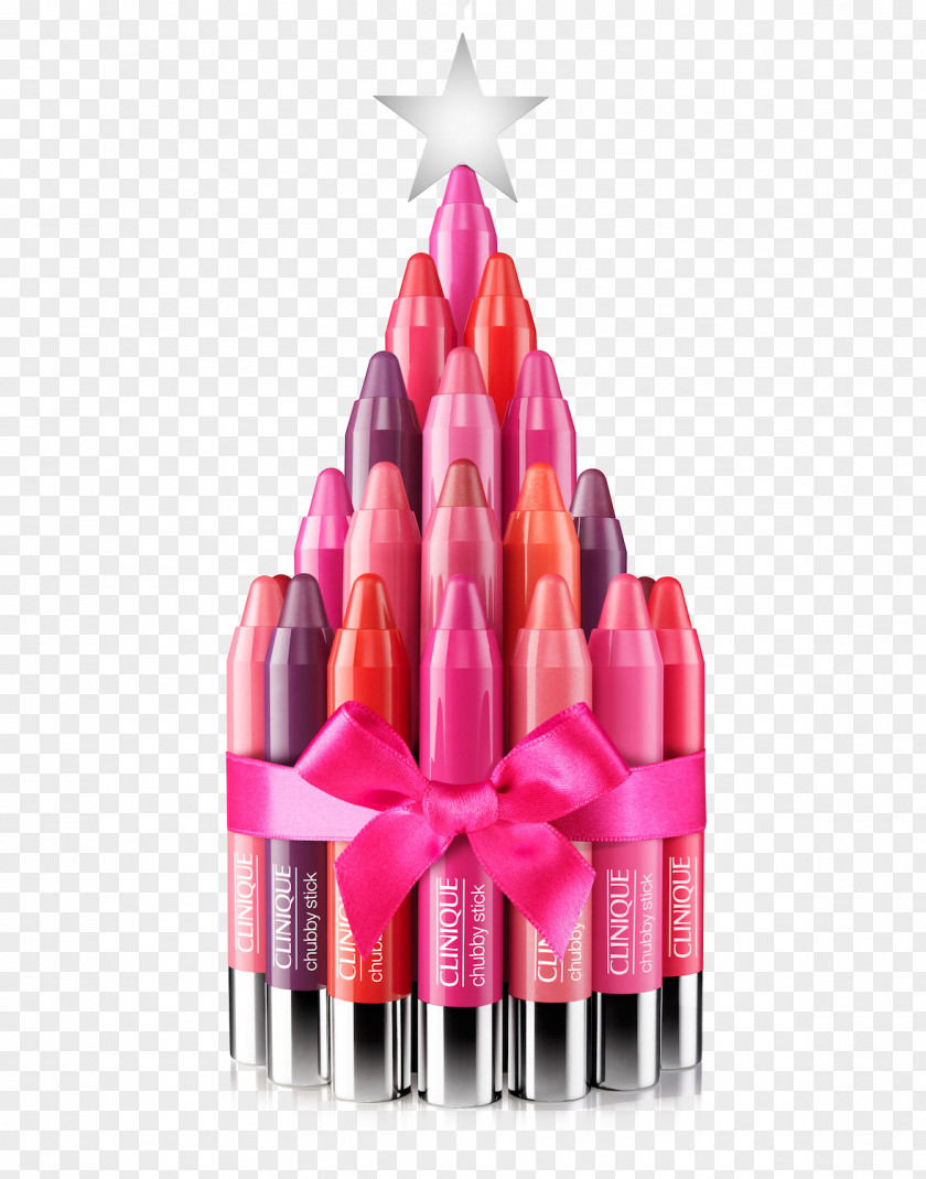 Variety Of Lipstick Clinique Lip Balm Cosmetics Christmas Advertising PNG