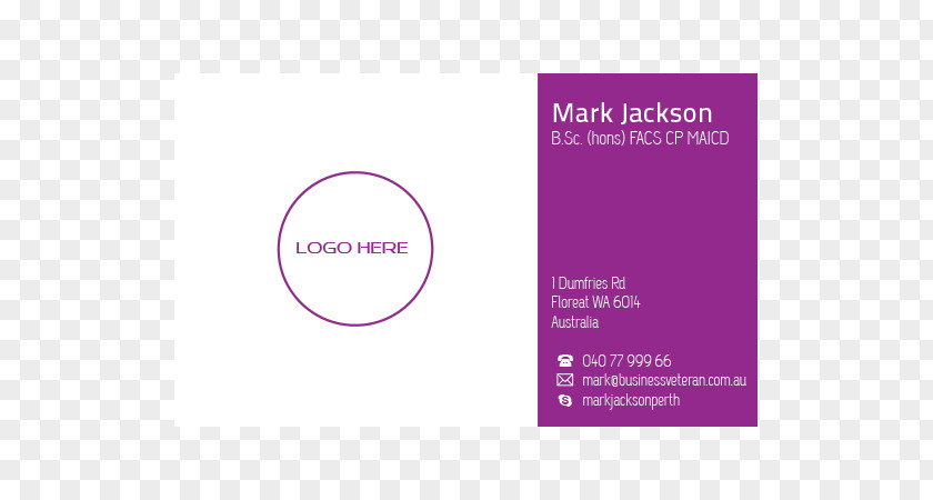Modern Business Cards Design Brand Font PNG