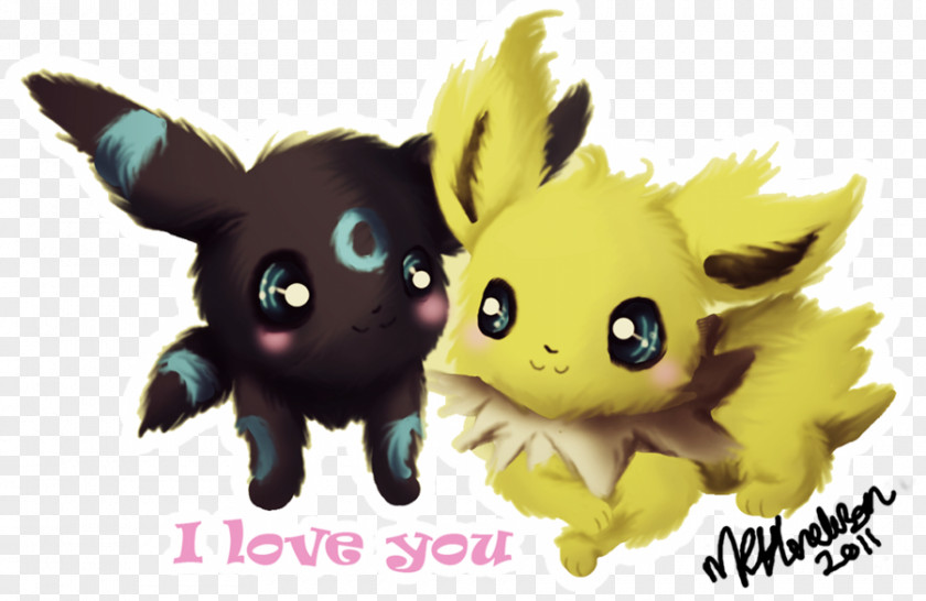 Pikachu Eevee Umbreon Jolteon Dog PNG