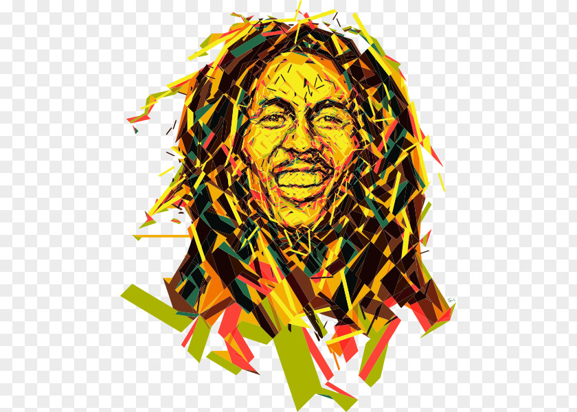 Bob Marley The Best Of Reggae Art Image PNG