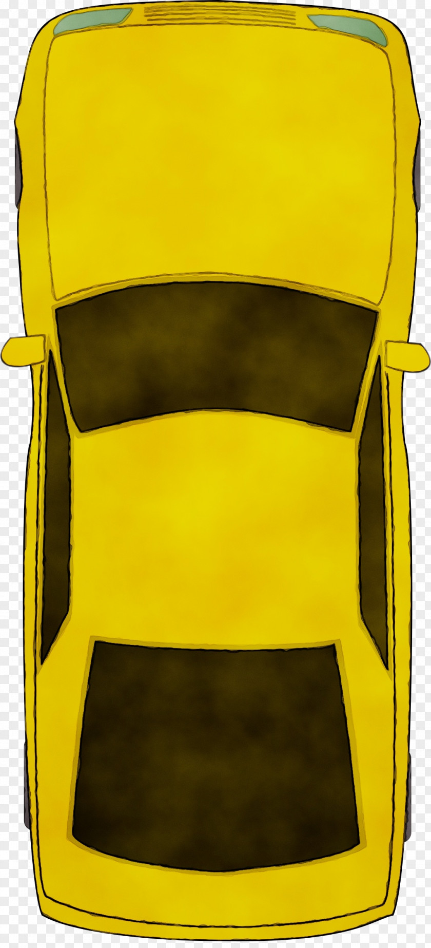 Chair Yellow Watercolor Cartoon PNG