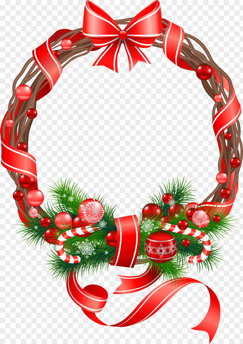 Christmas Candy Cane Decoration Ornament Clip Art PNG