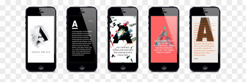 Creative Mobile Phone App Smartphone Graphic Design Typography PNG