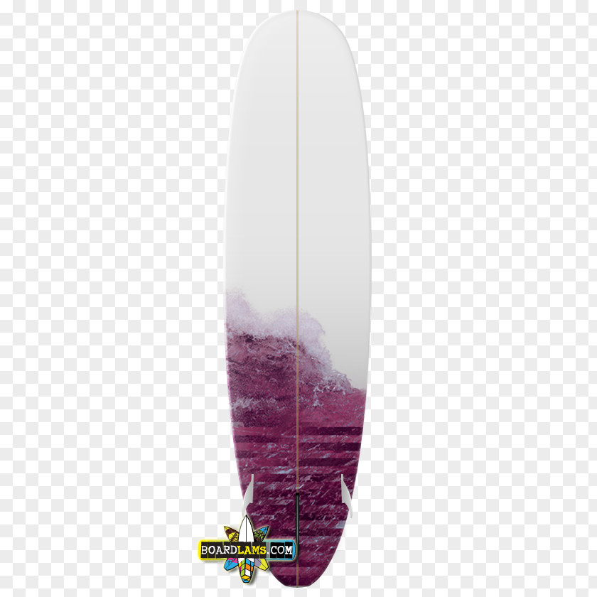 Purple Waves Surfboard Paper Standup Paddleboarding Surfing PNG