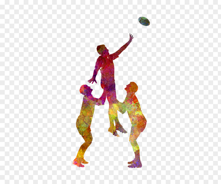 Rugby Player Royalty-free Watercolor Painting Stock Photography Silhouette PNG
