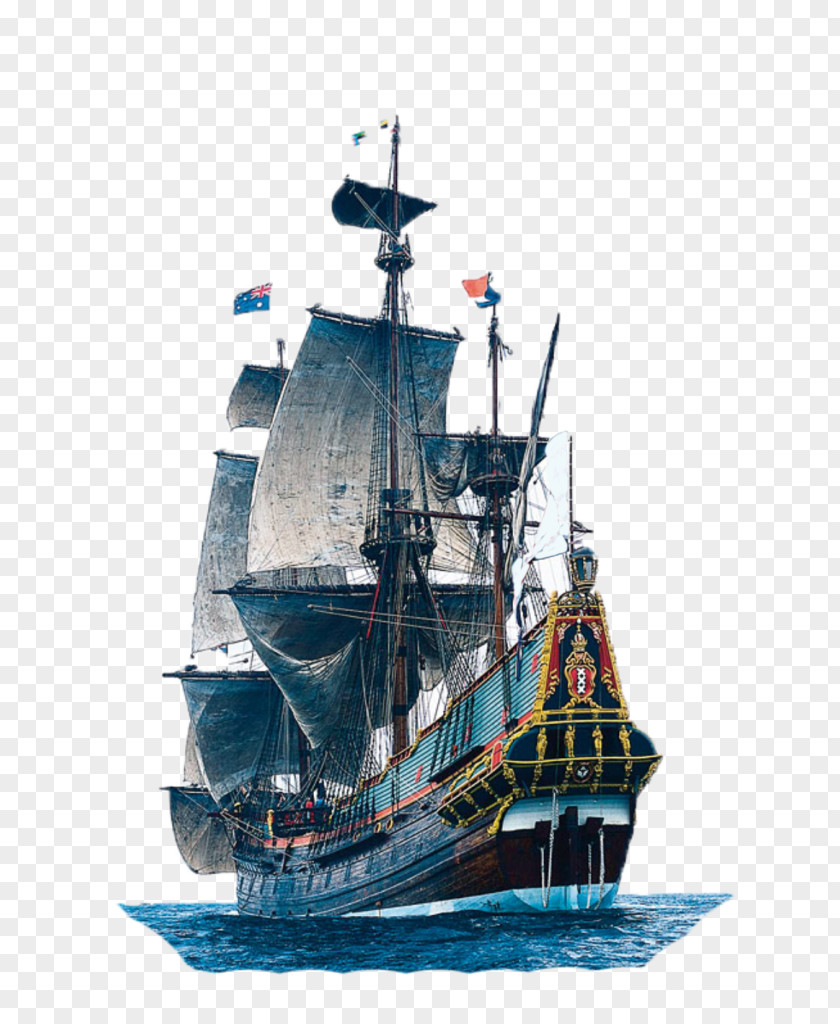 Ship Amsterdam Elizabethan Batavia Dutch East India Company PNG