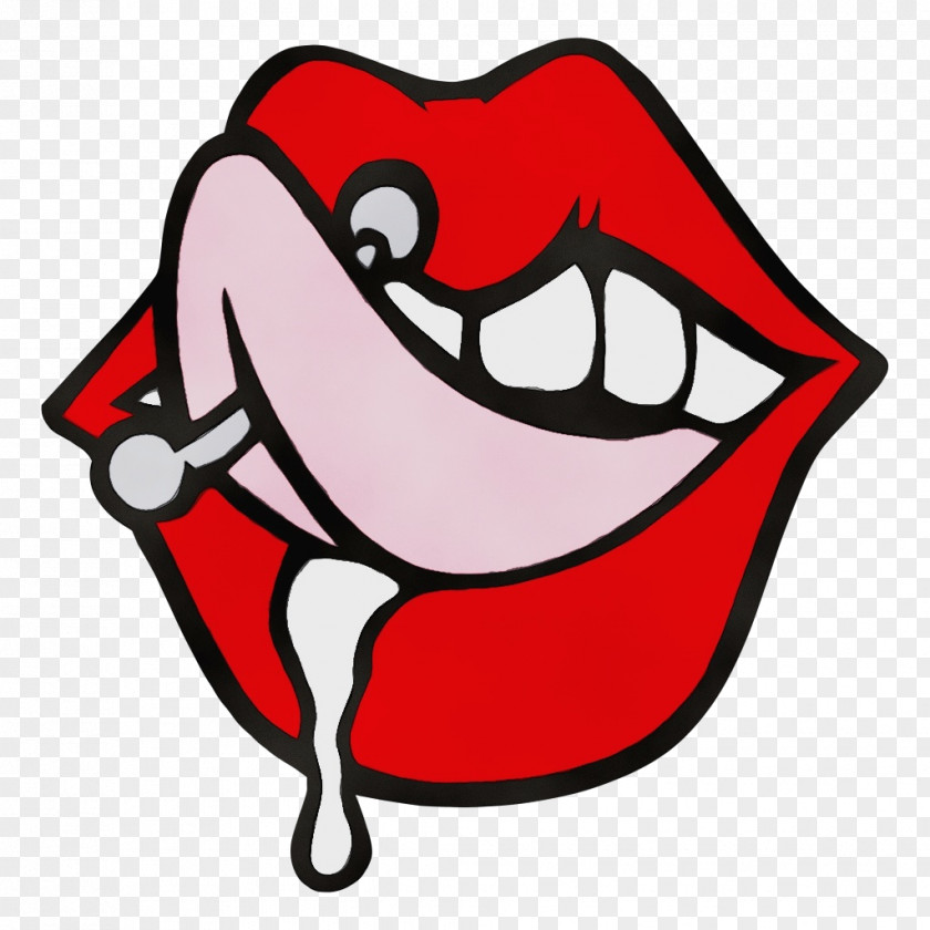 Smile Lip Red Clip Art Cartoon Mouth PNG