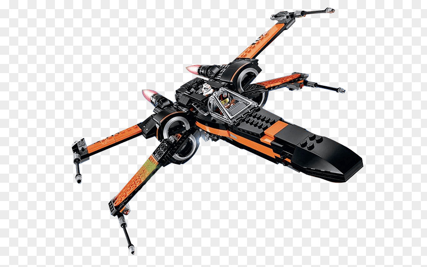 Star Wars Poe Dameron Lego Wars: The Force Awakens X-wing Starfighter PNG