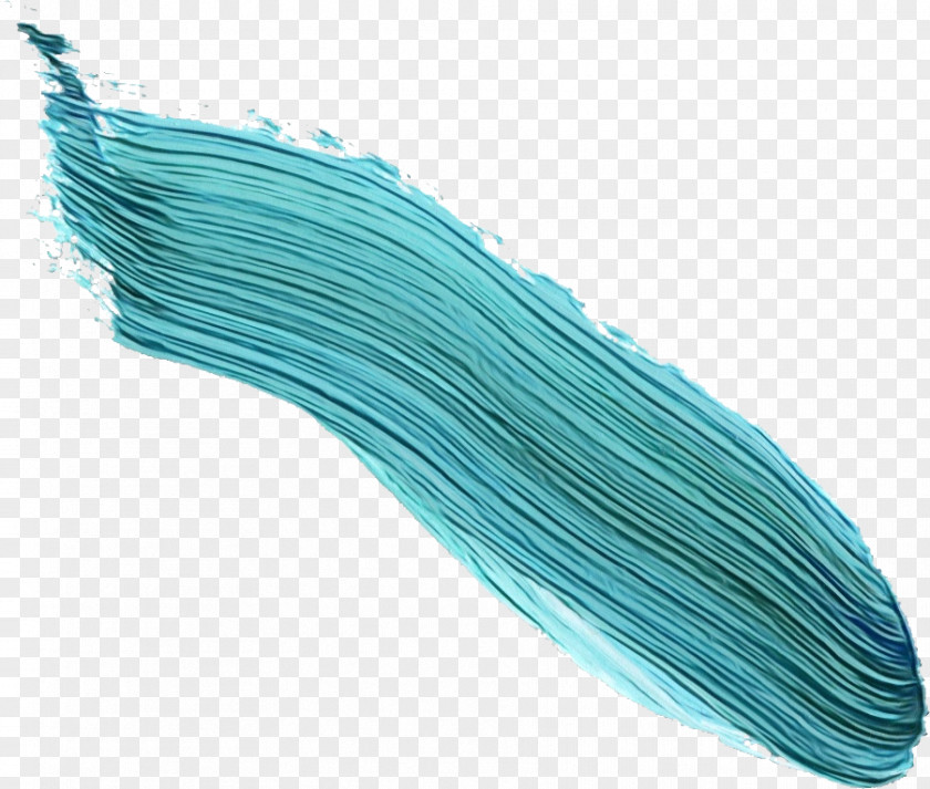 Thread Feather Watercolor Cartoon PNG