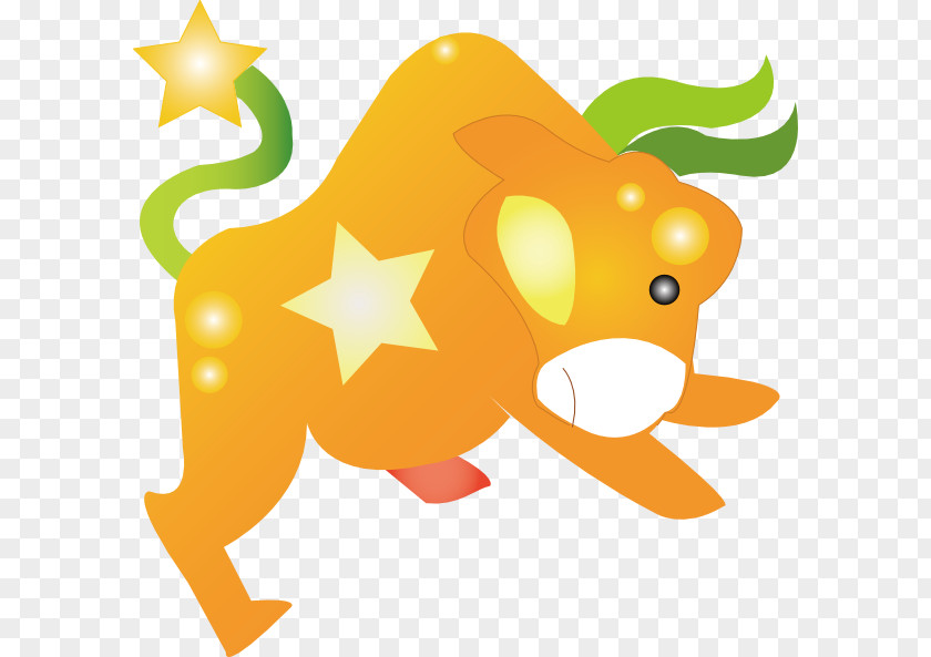 Vector Cows Taurus Zodiac Clip Art PNG