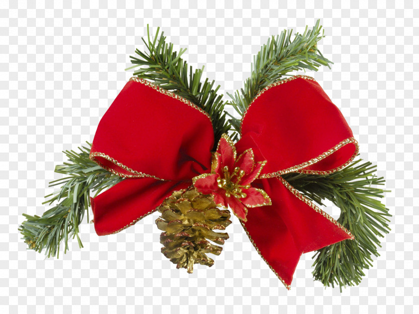 Bowknot Christmas Tree Ribbon Decoration Ornament PNG