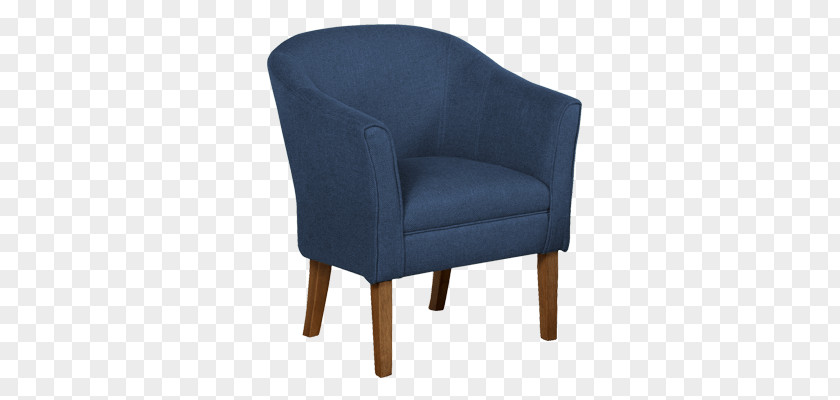 Club Chair Slipcover Cobalt Blue Armrest PNG