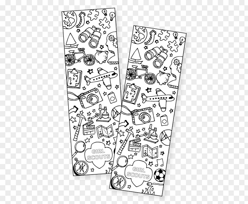 MFall Printable Bookmarks To Color Paper Drawing Visual Arts /m/02csf Black & White PNG