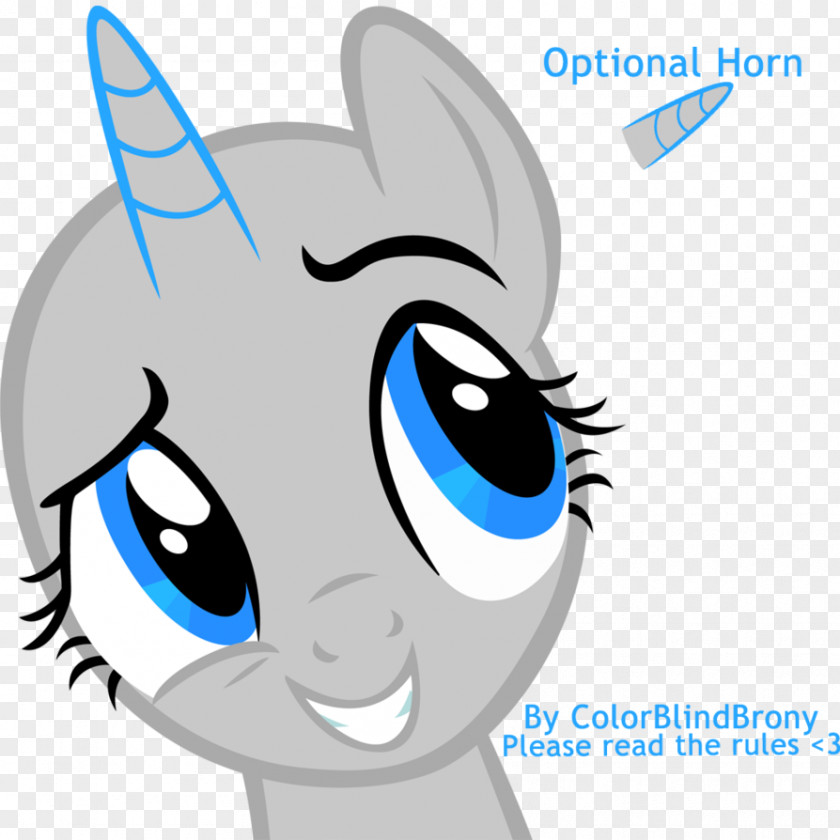 Smile Whiskers My Little Pony Face PNG